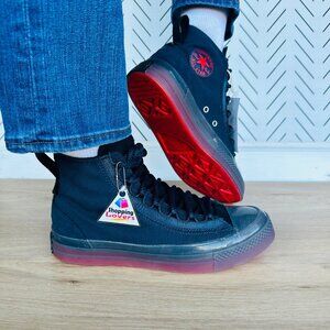 ⭐Converse Chuck Taylor All Star CX EXP2 Hi Women Shoes 8.5 Black Sneaker A08593C